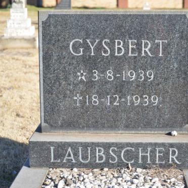 LAUBSCHER Gysbert 1939-1939