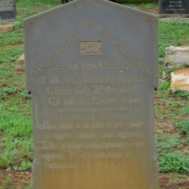 LIEBENBERG Petrus J.C.G. 1911-1928