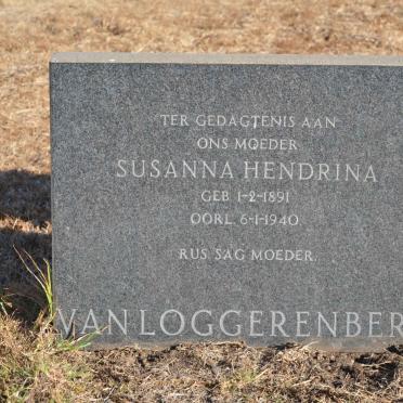 LOGGERENBERG Susanna Hendrina, van 1891-1940