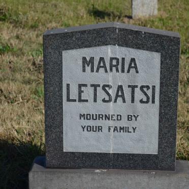 LETSATSI Maria