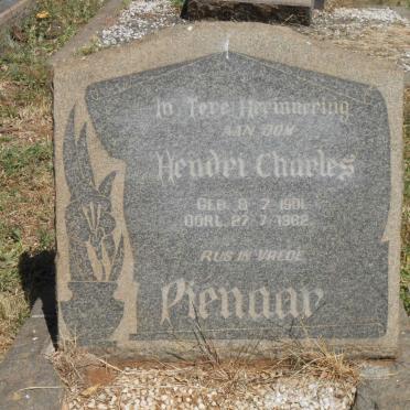 PIENAAR Hendri Charles 1901-1962