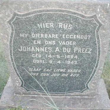 PREEZ Johannes A. du, 1884-1943