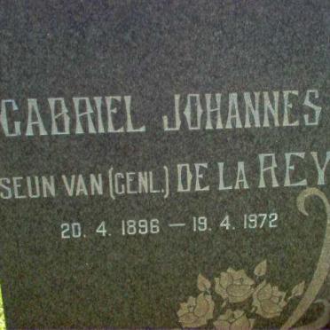 REY Gabriel Johannes, de la 1896-1972