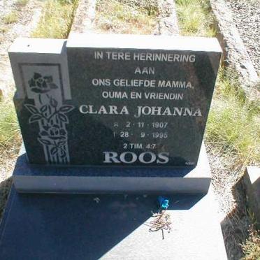 ROOS Clara Johanna 1907-1995