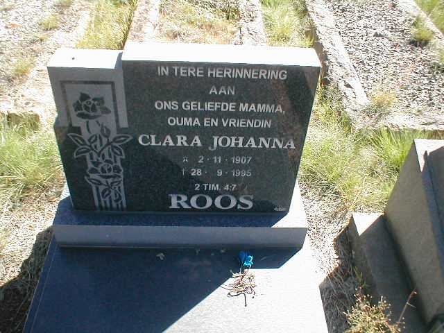 ROOS Clara Johanna 1907-1995