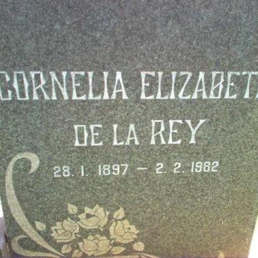 REY Cornelia Elizabeth, de la 1897-1982