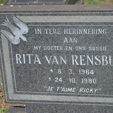 RENSBURG Rita, van 1964-1980