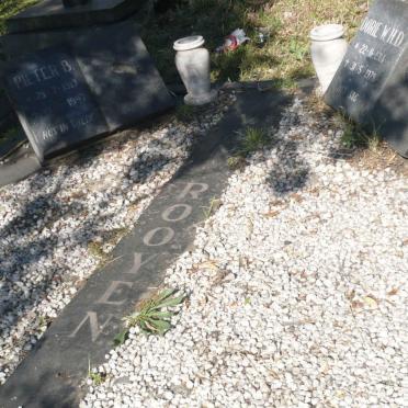ROOYEN Pieter B., van 1913-1997 &amp; Dorie W.H.D. 1914-1978
