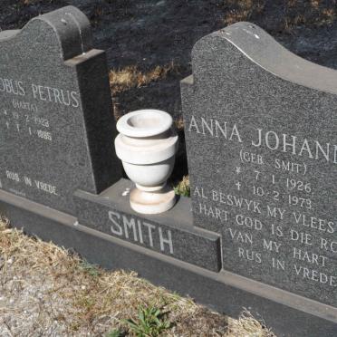 SMITH Jacobus Petrus 1923-1985 &amp; Anna Johanna SMIT 1926-1973