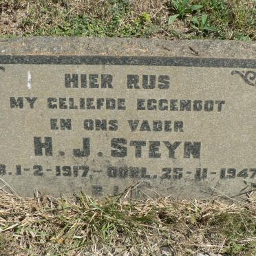 STEYN H.J. 1917-1947
