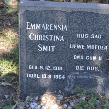 SMIT Emmarensia Christina 1901-1964