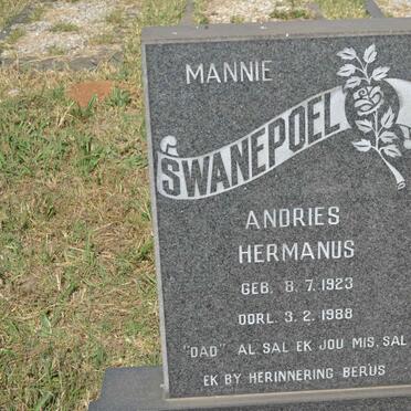 SWANEPOEL Andries Hermanus 1923-1988
