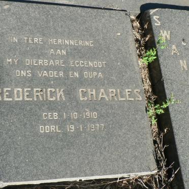 SWANEPOEL Frederick Charles 1910-1977 &amp; Johanna Susanna SMIT 1913-1987