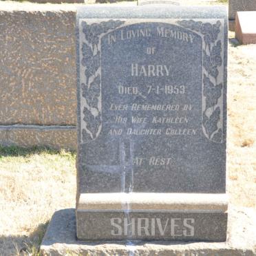 SHRIVES Harry -1953