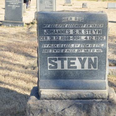 STEYN Johannes S.H. 1888-1936