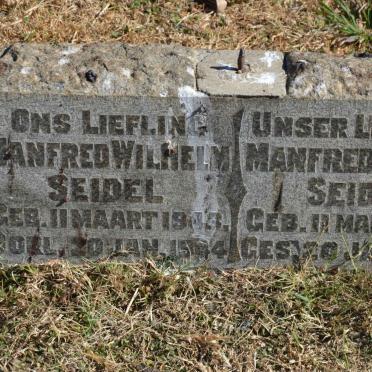 SEIDEL Manfred Wilhelm 1943-1944