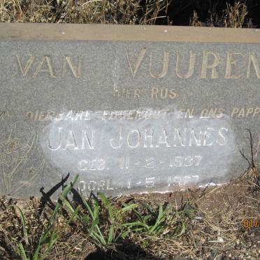 VUUREN Jan Johannes, van 1937-1967