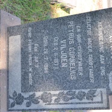 VILJOEN Petrus Cornelius 1877-1966