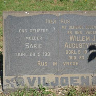 VILJOEN Willem J. Augustynes -1956 &amp; Sarie -1991