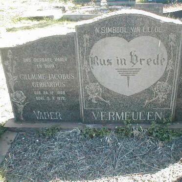 VERMEULEN Gilluame Jacobus Gerhardus 1888-1972