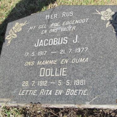 VUUREN Jacobus J., Jansen van 1917-1977 &amp; Dollie 1912-1981