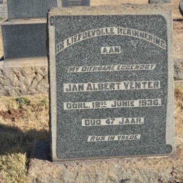 VENTER Jan Albert -1936