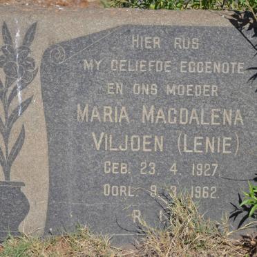 VILJOEN Maria Magdalena 1927-1962