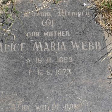 WEBB Alice Maria 18?9-1973