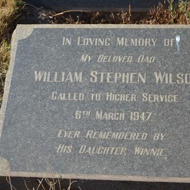 WILSON William Stephen -1947