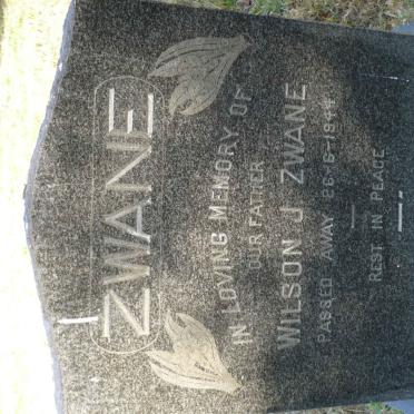 ZWANE Wilson J. -1944