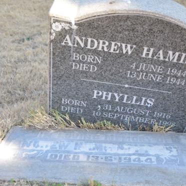 ? Phyllis 1916-1998 :: ? Andrew Hamish 1944-1944
