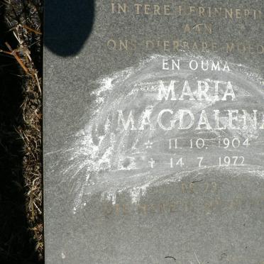 ? Maria Magdalena 1904-1972