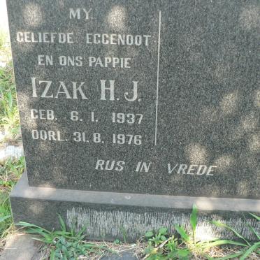 ? Izak H.J. 1937-1976