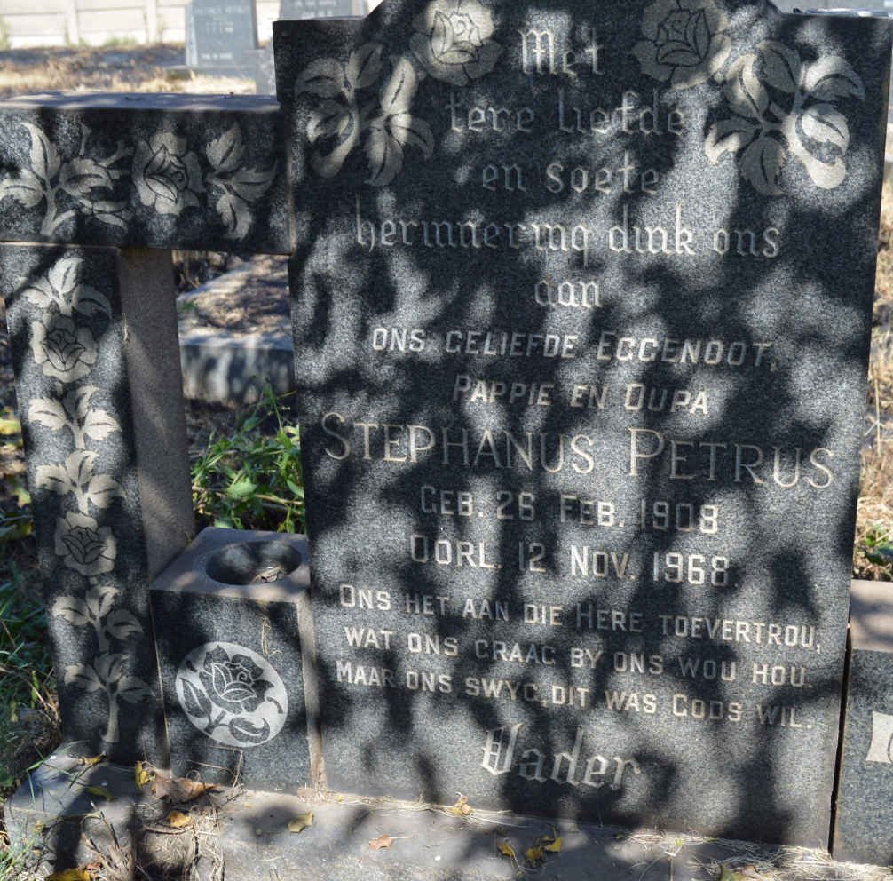? Stephanus Petrus 1908-1968