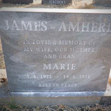 AMHERD Marie, JAMES 1922-1988