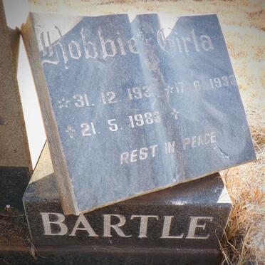 BARTLE Robbie 1931-1986 &amp; Girla 1933-