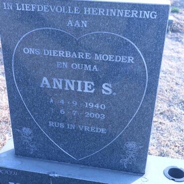 BANK Annie S., van der 1940-2003
