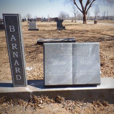 BARNARD Kobie 1922-2003 &amp; Lizzy 1926-2006