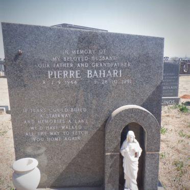 BAHARI Pierre 1944-1991