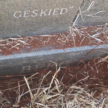 BERG Jan, van der 1914-1977 &amp; Hannie 1913-