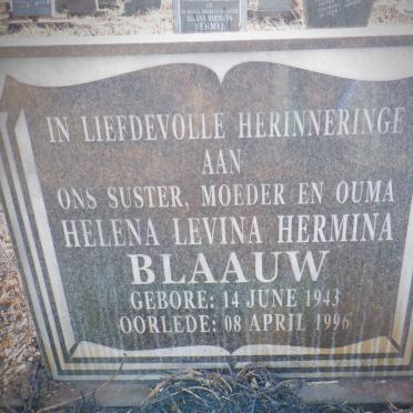 BLAAUW Helena Levina Hermina 1943-1996