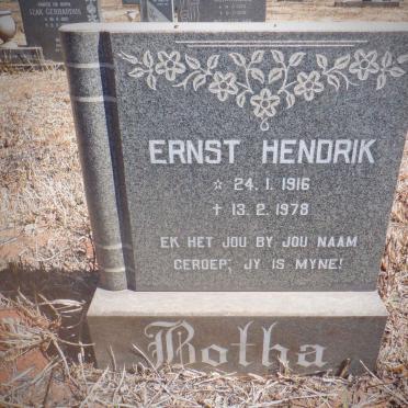 BOTHA Ernst Hendrik 1916-1976