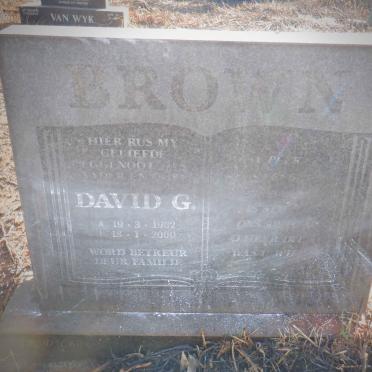 BROWN David G. 1962-2000