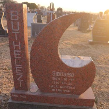 BUTHELEZI Sibusiso 1984-1997