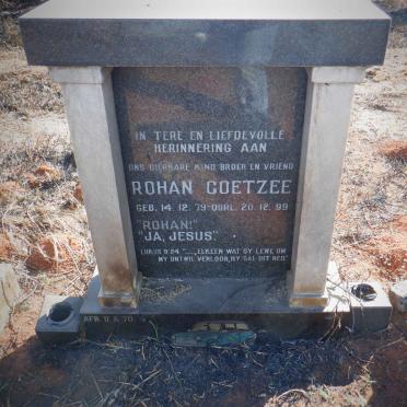 COETZEE Rohan 1979-1999