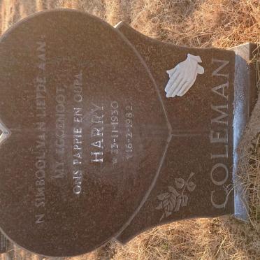 COLEMAN Harry 1930-1982