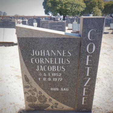 COETZEE Johannes Cornelius Jacobus 1952-1972