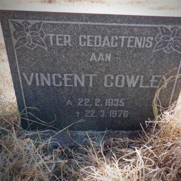 COWLEY Vincent 1935-1976