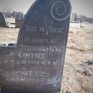 COETSEE Stephanus G. 1932-1983 :: NAUDE Maria F. 1957-1971