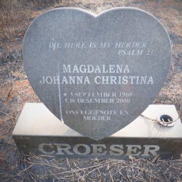 CROESER Magdalena Johanna Christina 1969-2000